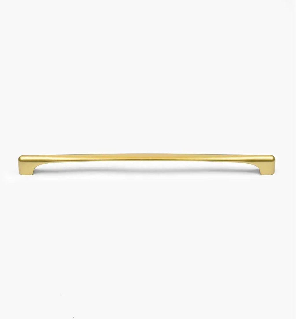 Satin Brass Cabinet Handles: Elegant Hardware for Kitchen & Furniture | Handcrafted Décor Brass Cabinet Pull - Drawer Pulls - Modern Home by Bellver