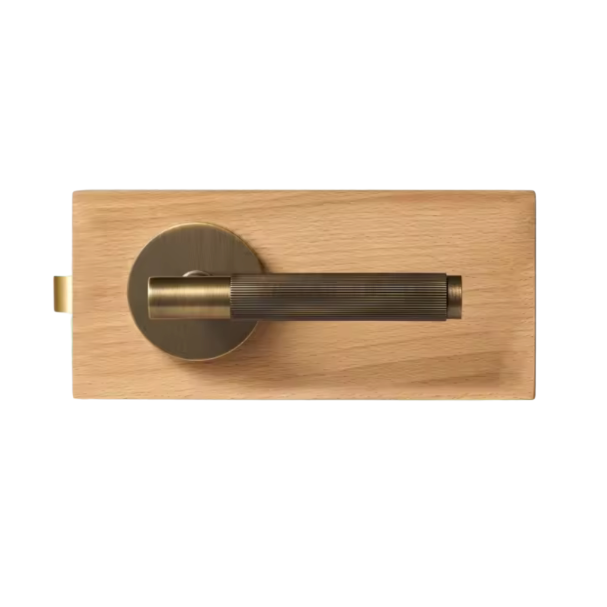 Modern Aged Brass Linear Solid Brass T-Bar Door Handle – Contemporary Style Meets Lasting Craftsmanship