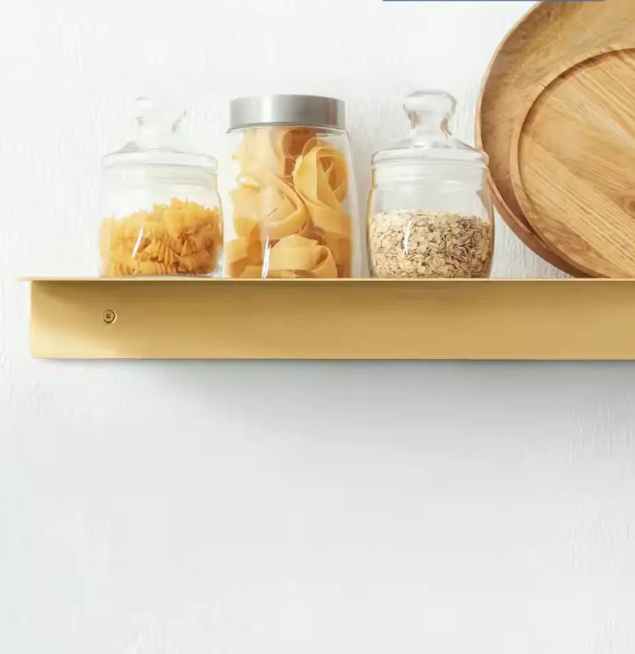 Solid Brass Bathroom Shelf Organizer – Modern & Durable Storage Solution Modern Home by Bellver