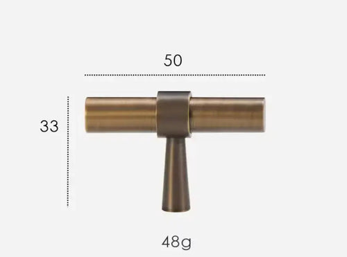 Antique Brass Cabinet Pulls - Modern Solid Brass  – Sleek & Durable Drawer Handles Modern Home by Bellver
