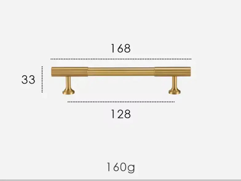 Satin Brass Textured Solid Brass Cabinet Handles & Knobs – Modern Elegance with a Tactile Touch Modern Home by Bellver