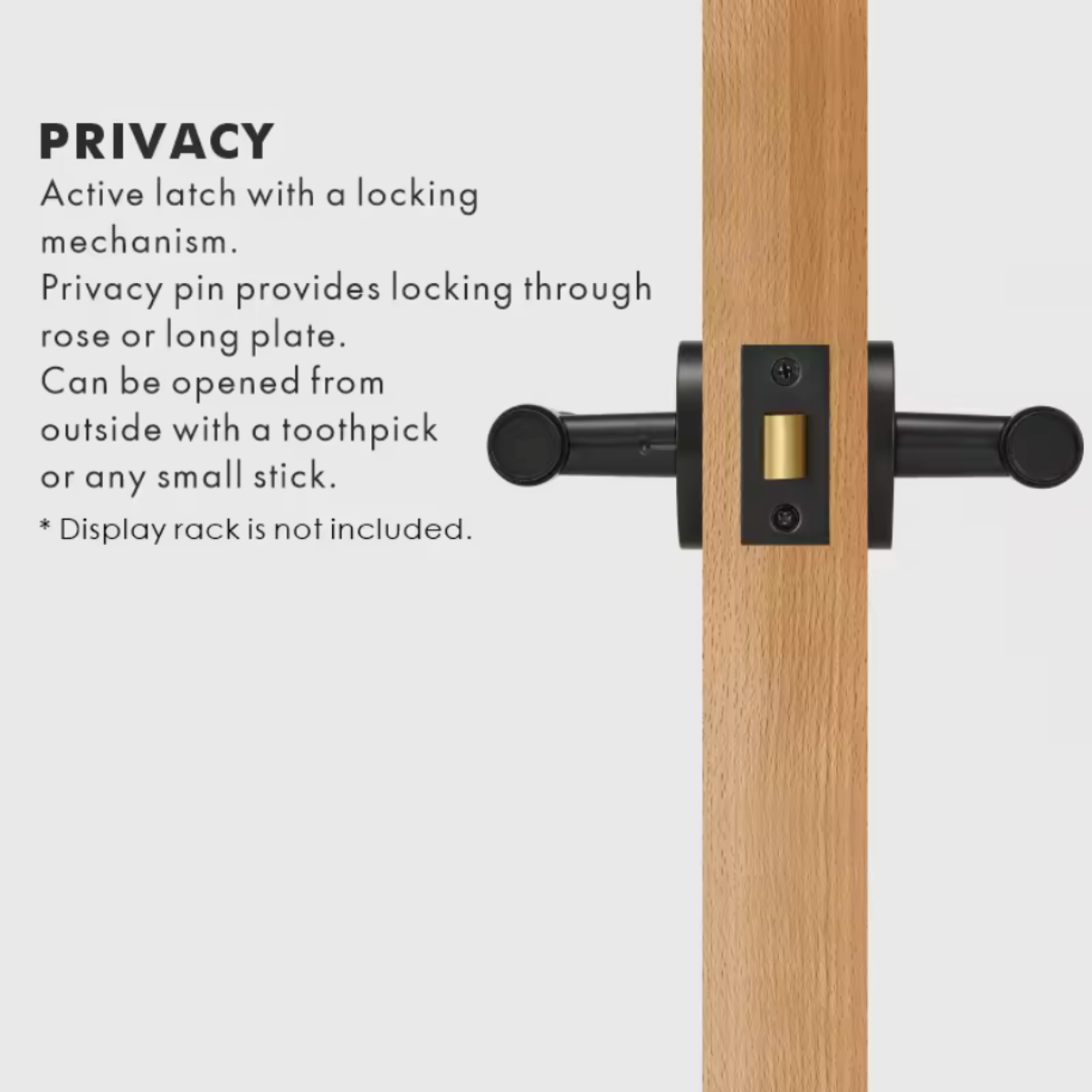 Modern Matte Black Knurled Solid Brass Door Handle – Minimalist Entry & Interior Door Hardware