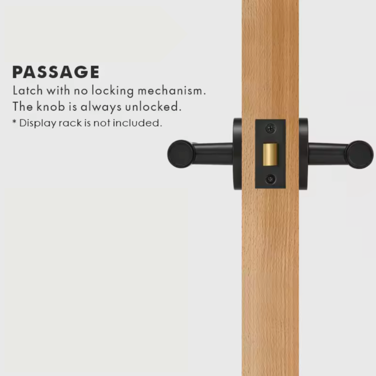 Modern Matte Black Knurled Solid Brass Door Handle – Minimalist Entry & Interior Door Hardware