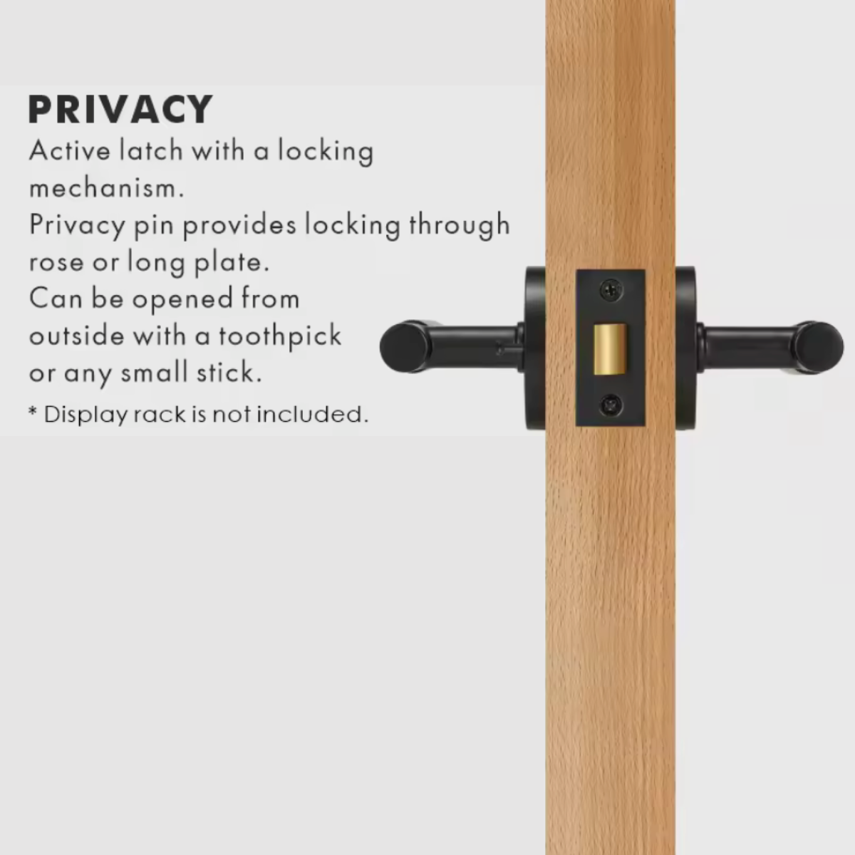 Modern Matte Black Linear Solid Brass T-Bar Door Handle – Contemporary Style Meets Lasting Craftsmanship